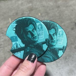 Stranger Things Car Coasters | Car Accessories | Car Coaster